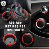 MINI R57喇叭圈排档圈内饰圈10件套 R56 COOPER改装 R55