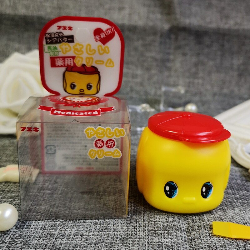 日本 FUEKI俏皮娃娃 高效保湿婴儿儿童宝宝贝小黄鸭马油面霜现货