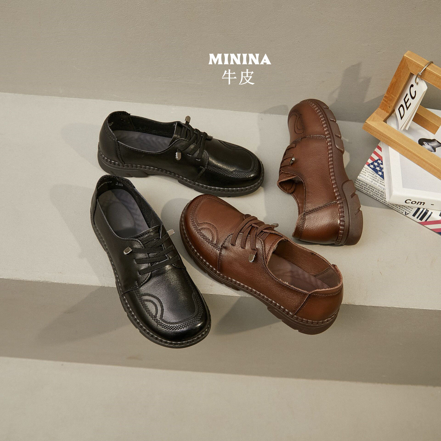 纯皮豆豆乐福鞋女舒适软底软面2026头层牛皮外贸手工鞋广州小皮鞋,女鞋,乐福鞋（豆豆鞋）,淘宝优惠券,粉丝福利购,淘宝优惠卷