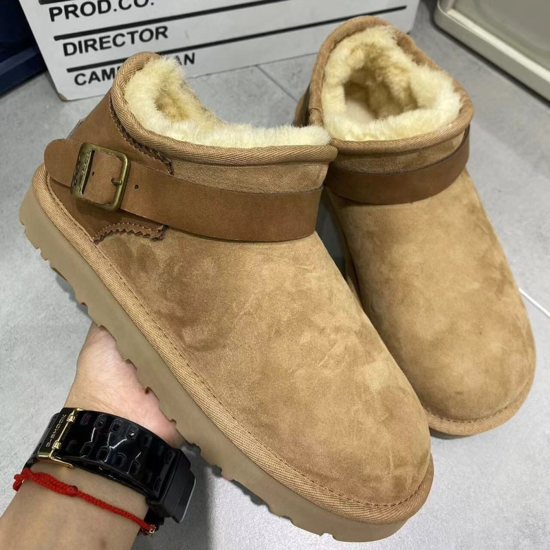 雪地靴加厚羊毛冬季棉鞋防滑