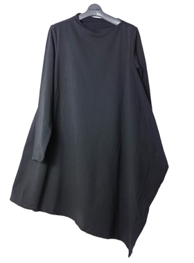 SD女士时尚休闲简约搭片宽松长袖卫衣连衣裙96