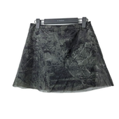 SD正品 折扣女士复古欧根纱印花显瘦半身裙短裙A字裙1369