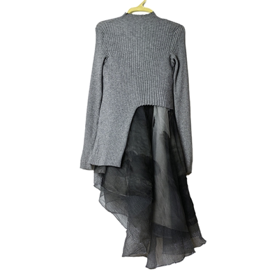 圣迪家不规则晕染连衣裙二件套