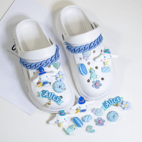 洞洞鞋配饰卡通玉桂狗装饰配件