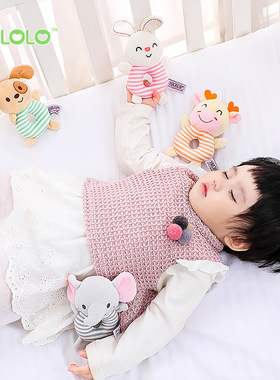 tololo Baby Rattle Toy Cartoon Animals Plush Infant Hand