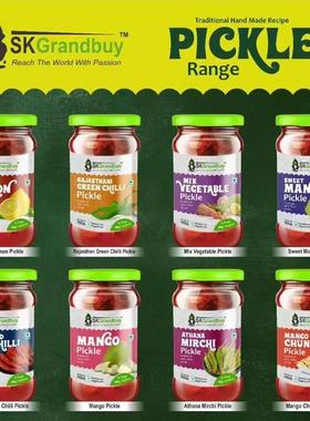 Mango Lemon  Red Chilli PICKLE印度进口芒果柠檬辣椒酱Sauce