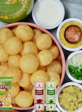 印度进口油炸空心球Pani Puri玛莎拉小脆脆球土豆球街头网红小吃
