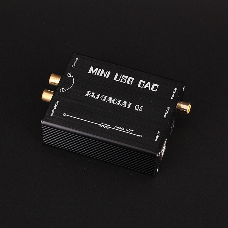 Q5发烧USB电脑外置声卡解码器手机OTG转光纤同轴耳放模拟信号输出