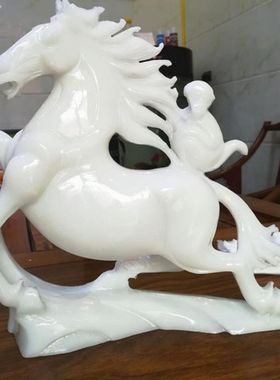 天然阿富汗摆件马上封侯家具摆设