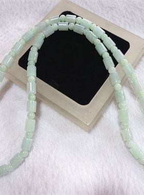 缅甸翡翠项链挂绳毛衣男吊坠