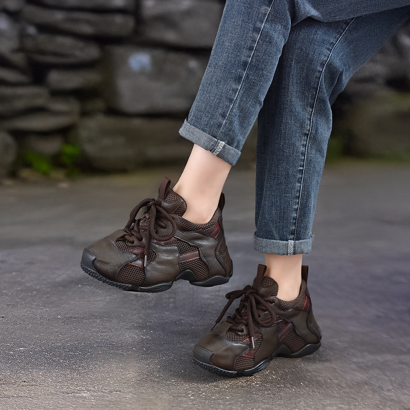 四起哥2025秋冬新款老爹鞋