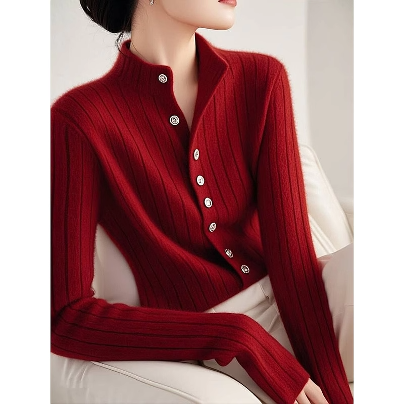 轻奢高级感新年红色毛衣女春季新款氛围感超好看慵懒内搭针织上衣,女装/女士精品,羊绒衫,淘宝优惠券,粉丝福利购,淘宝优惠卷