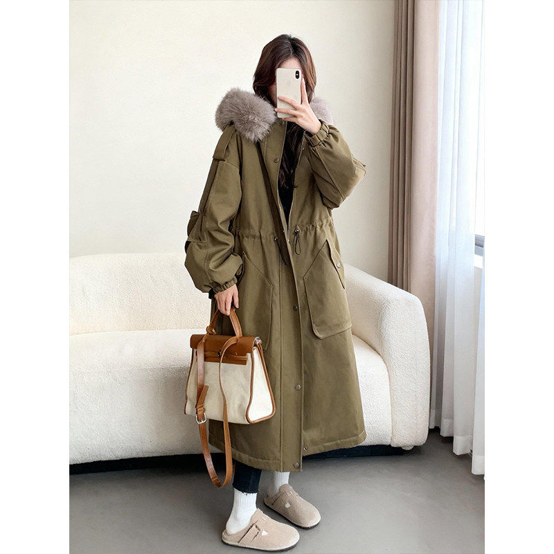 轻奢羽绒内胆中长款工装派克服外套女冬季加厚宽松休闲羽绒服风衣,女装/女士精品,羽绒服,淘宝优惠券,粉丝福利购,淘宝优惠卷