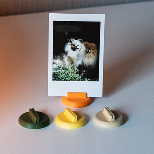 拍立得instax mini简易相片卡片架子展示架家居桌面摆件支架