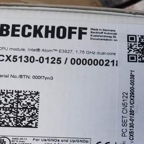 (背呗机械)德国BECKHOFF倍福控制器CX5130-0125-M93