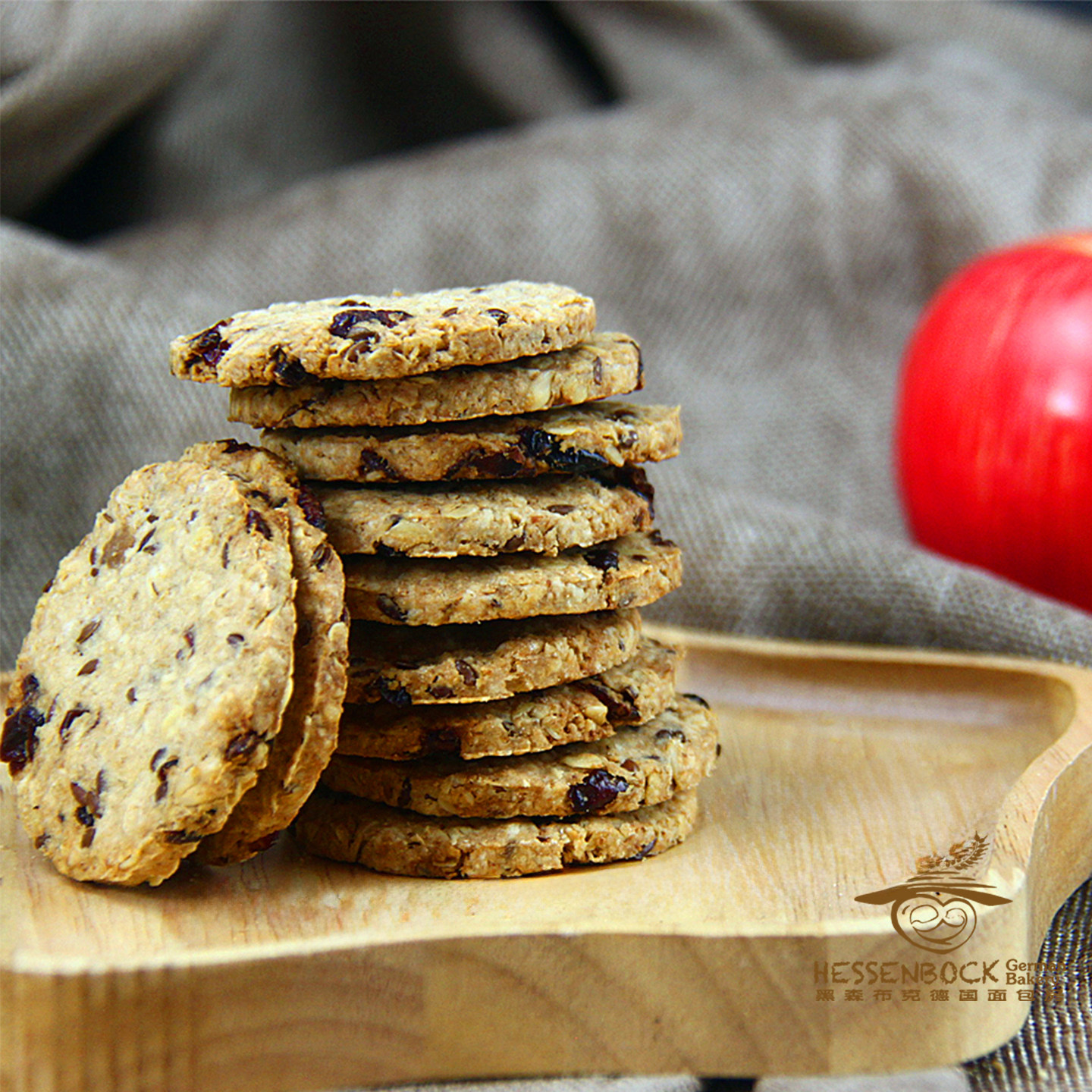 北京黑森布克德国面包房蔓越莓饼干酥低油低糖美味下午茶点心零食