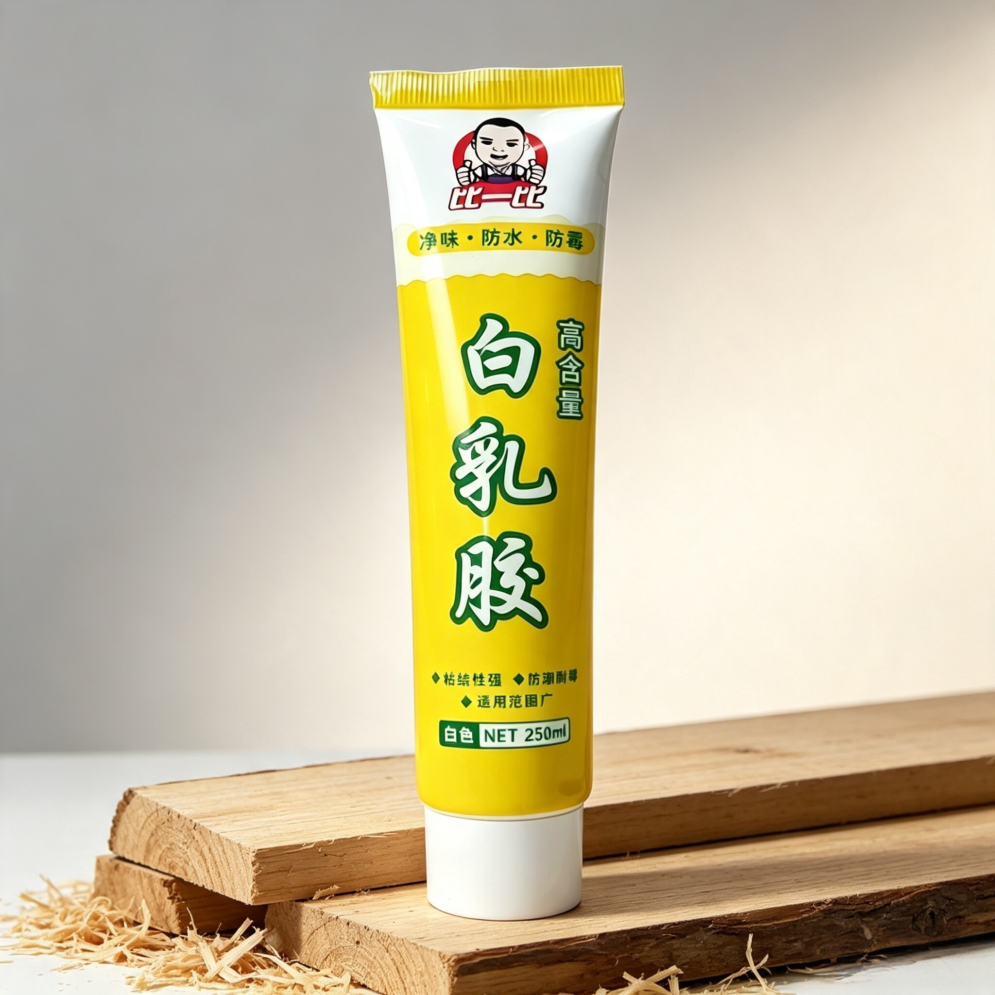 比一比白乳胶强力粘接木工专用胶