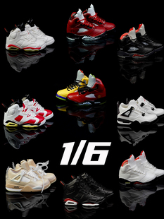 1/6兵人女模型12寸手办可动人偶休闲运动鞋篮球鞋系带男素体可用