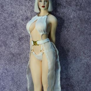 1比6女兵人衣服晚礼服套装12寸tbl包胶女素体人偶服装薄纱裙子