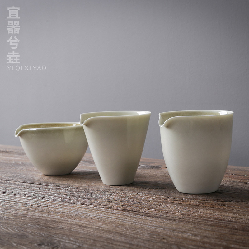 手工陶瓷草木灰 釉变公道杯 大号日式仿古茶海功夫茶具家用分茶器