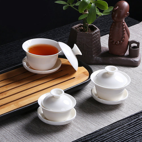 小号盖碗怀空迷你茶碗