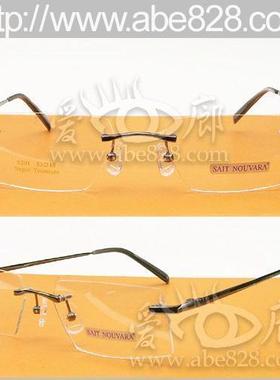 双皇冠信誉～SAIT NOUVARA圣诺兰β钛无框镜架(型号S201多色)