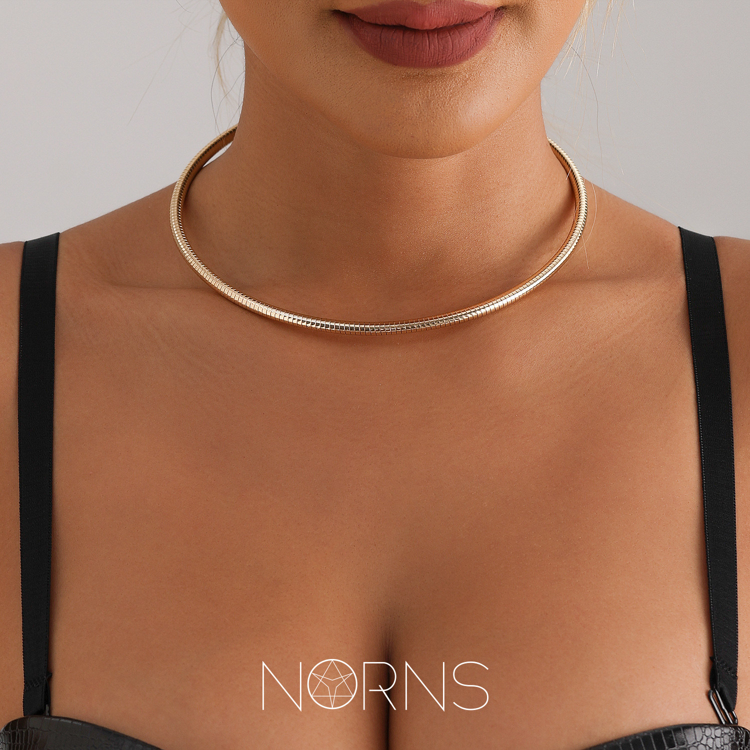 Norns合金金属圈男女简约图片