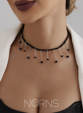 Norns长短吊饰项链流苏