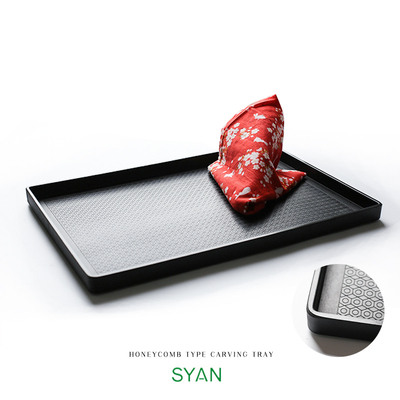 长方形茶水杯收纳蛋糕酒店盘子