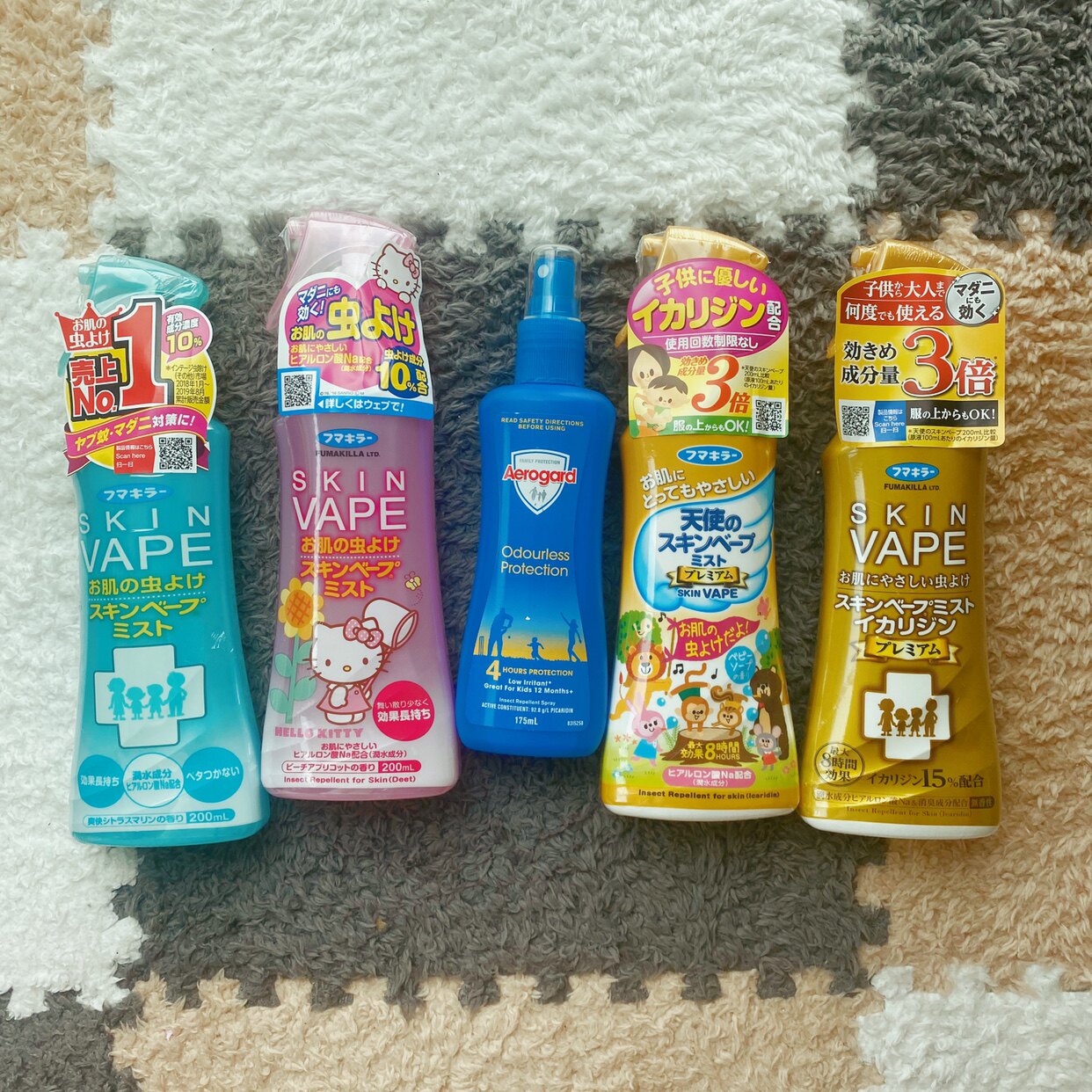 日本未来vape驱蚊水宝宝喷雾液防液蚊虫叮咬婴儿童澳洲aerogard