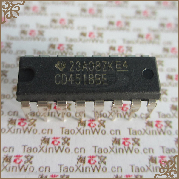 CD4518BE CD4518 优势现货 TI 逻辑门IC 原装正品芯片