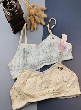 75A80A85A小罩杯棉质薄海棉抹胸式少女内衣初中生无钢圈发育文胸