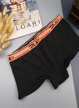 大尺码欧美女装短裤 亲肤棉质低腰平角内裤透气舒适无痕黑色S~XL