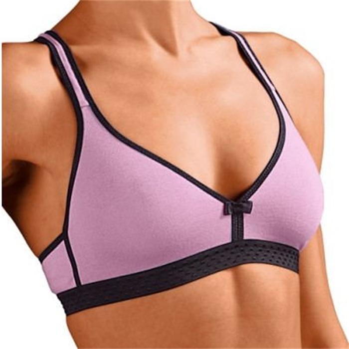 运动风文胸超薄背心式睡眠内衣