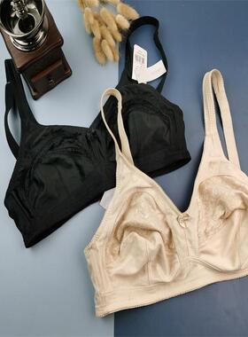 80B90B100B全罩杯大码超薄文胸内衬棉质无钢托夏季内衣中老年胸罩