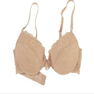 少女蕾丝模杯文胸 65A70ABCD75BD85CD 海棉上薄下厚内衣多色