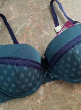 65ABE70E外贸欧美文胸 小码大罩杯带钢托薄海棉垫模杯内衣有插片