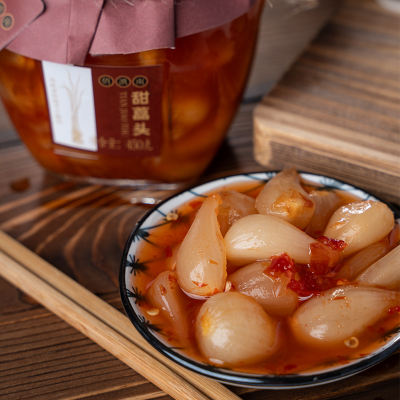 云南特产开远甜藠头甜酸新鲜腌制