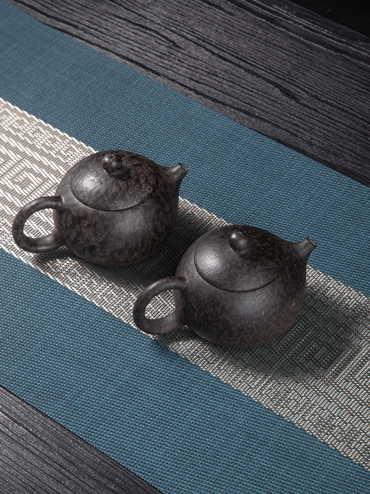 冰碛岩茶具黑茶专用纯天然手工养生矿石净化水功夫茶壶泡茶西施壶