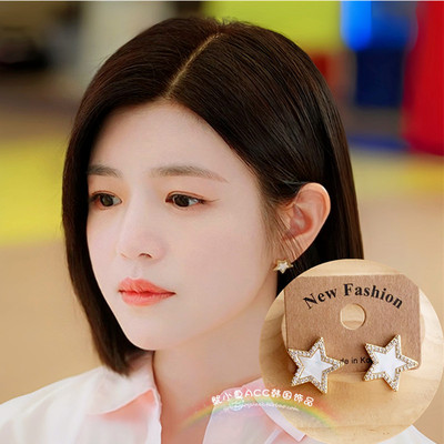 气质百搭清新耳钉耳环女