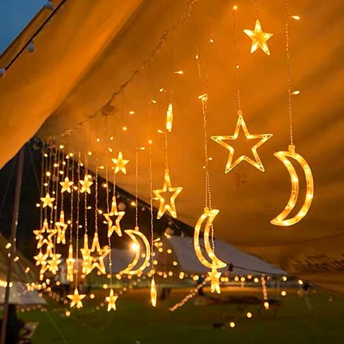 LED星月窗帘灯户外露营氛围灯