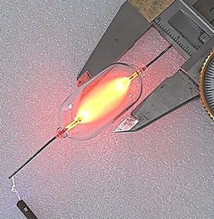 源头工厂美容离子青蛙灯N1845高压静电离子美容灯泡红光美容灯管