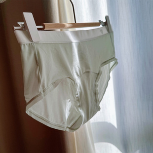 夏日奶皮冰丝 超薄速干 撞色弹力边 无痕抑菌内裤女加长裆三角裤