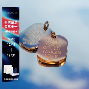 潮woo专属ROADLATIVE原创设计唤醒爱情侣首饰潮男项链女通勤嘻哈