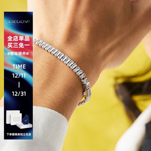 ROADLATIVE原创镶嵌锆石镀金街头情侣手链男女礼物 潮woo专属