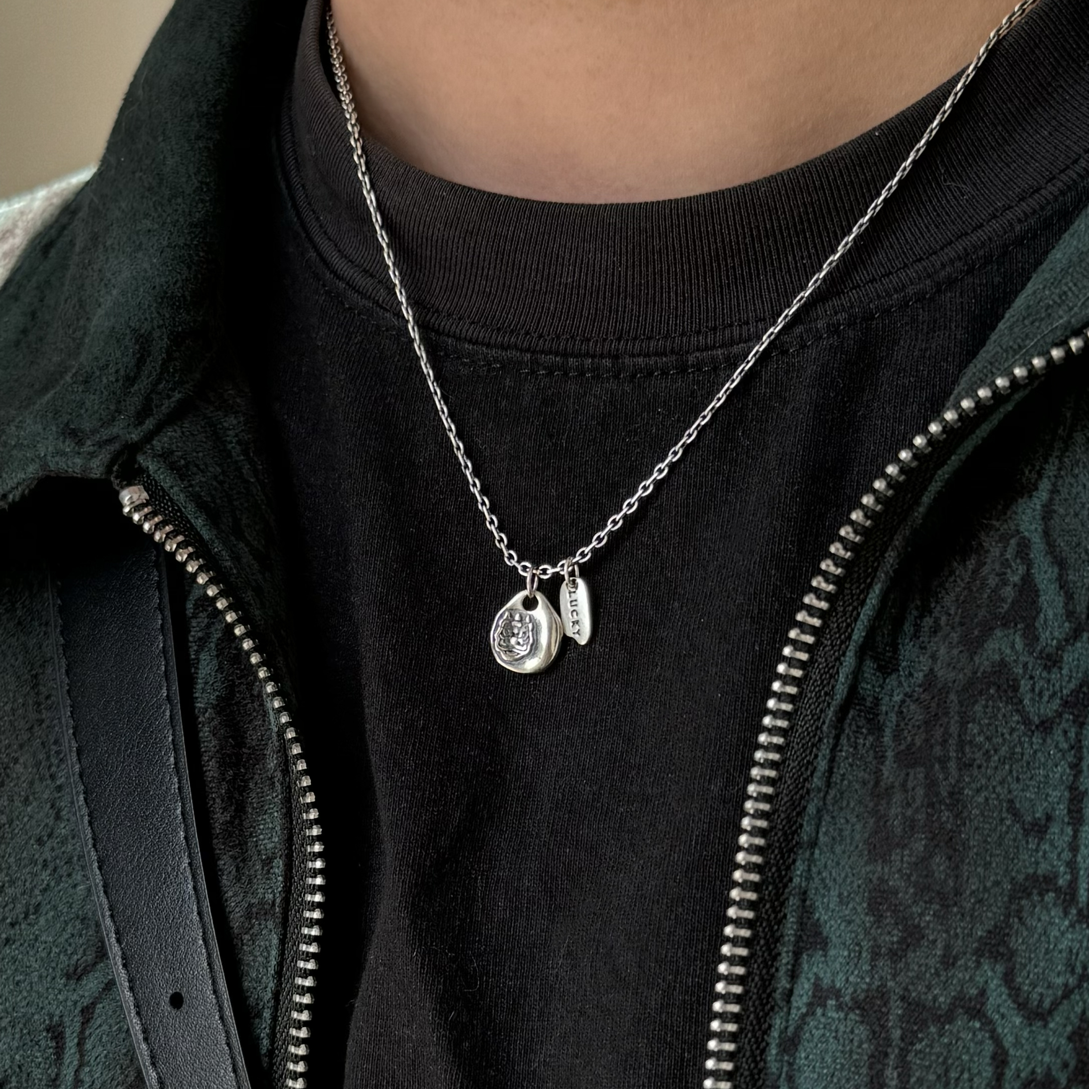 ROADLATIVE幸运醒狮银项链