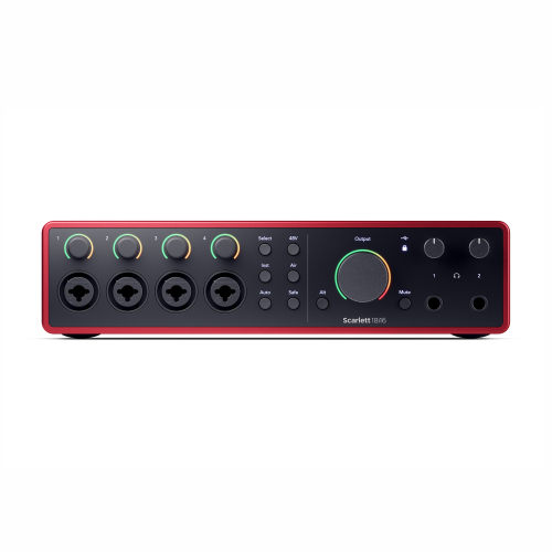 福克斯特Focusrite Scarlett 18i16 四代直播录音声卡 USB Type-C