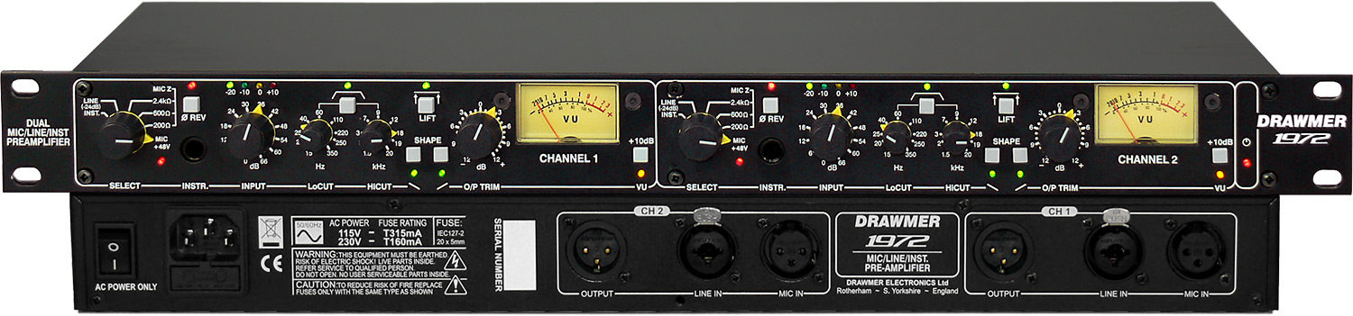 Drawmer 1972 双通道话筒放大器