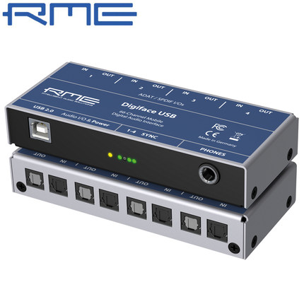 国行 RME DIGIFACE USB 66通道32入/34出 数字音频接口