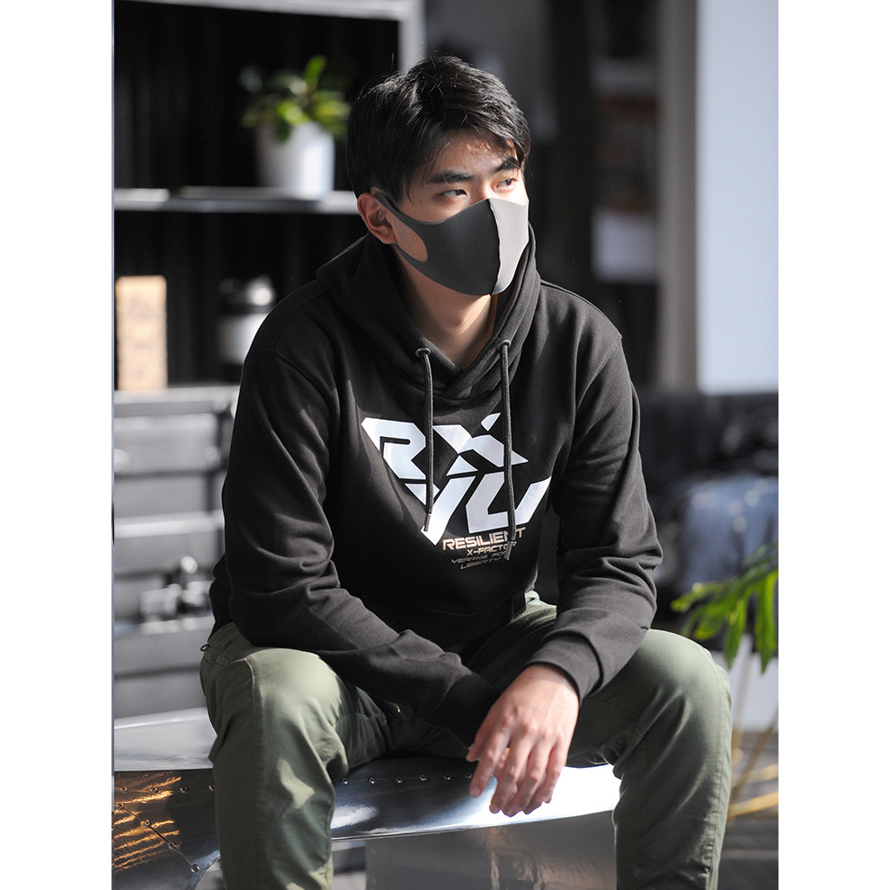 越野江湖2022新款印花卫衣宽松连帽外套毛圈休闲个性长袖军旅风格